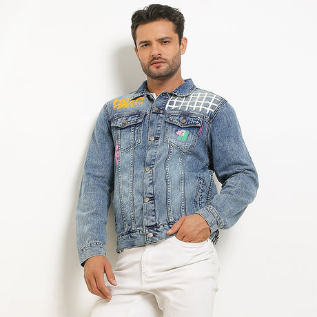 Hush Puppies Pakaian Pria Denim Hecto In Blue