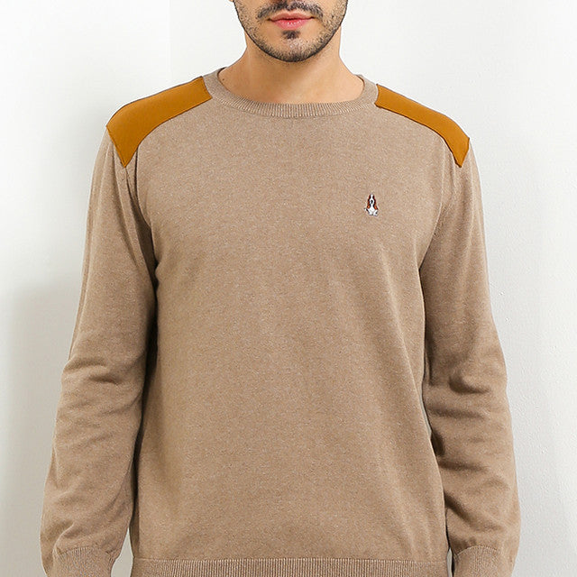 Hush Puppies Pakaian Pria Sweatershirt Bsc Dexter In Khaki