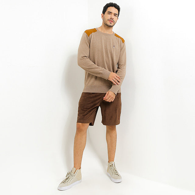 Hush Puppies Pakaian Pria Sweatershirt Bsc Dexter In Khaki