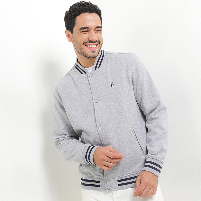 Hush Puppies Pakaian Pria Jackets Bsc Citizen In Grey