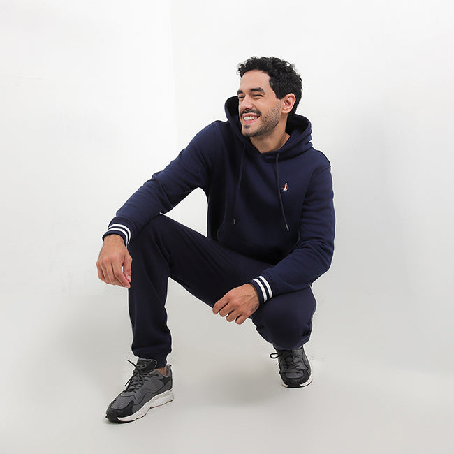 Hush Puppies Pakaian Pria Sweater Holden In Navy