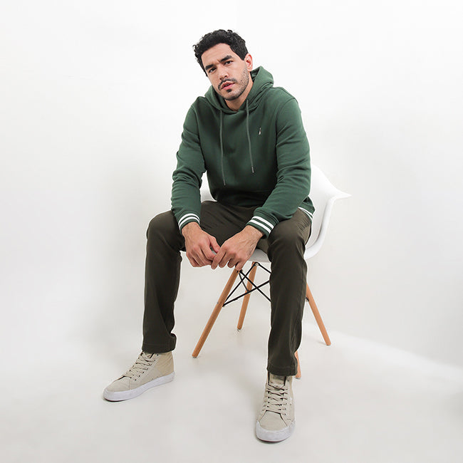 Hush Puppies Pakaian Pria Sweater Holden In Olive