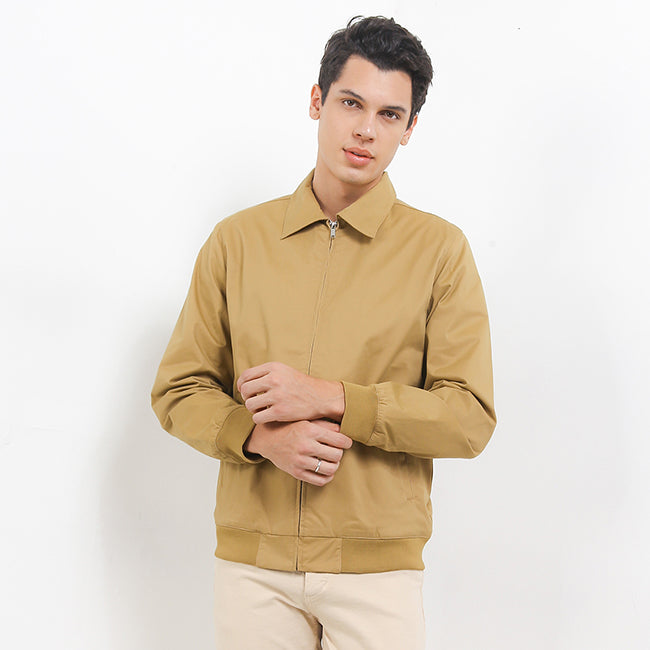 Hush Puppies Pakaian Pria Sweater 955 Brentwood In Khaki