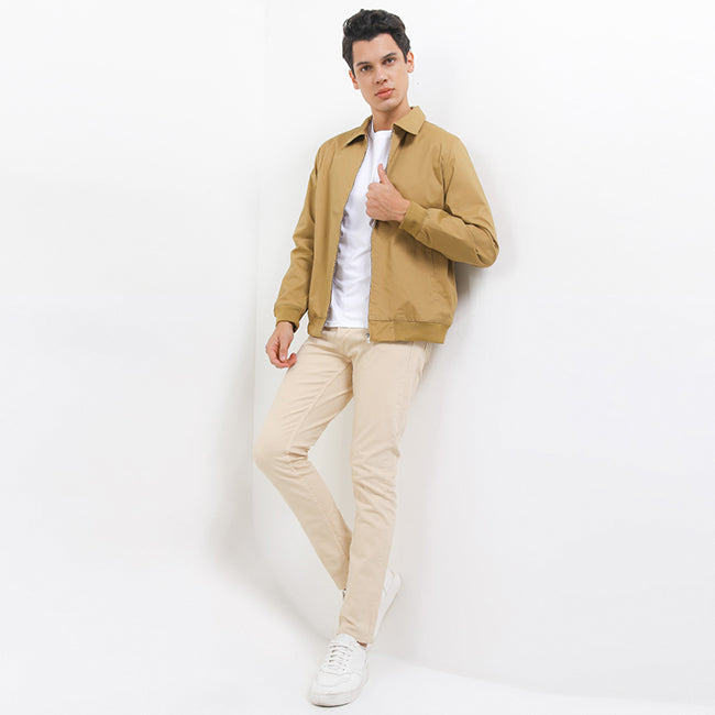 Hush Puppies Pakaian Pria Sweater 955 Brentwood In Khaki