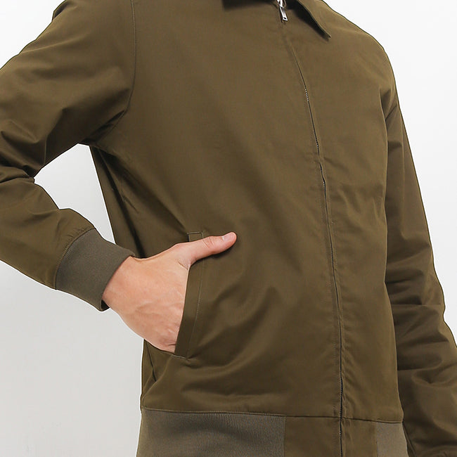 Hush Puppies Pakaian Pria Sweater 955 Brentwood In Olive