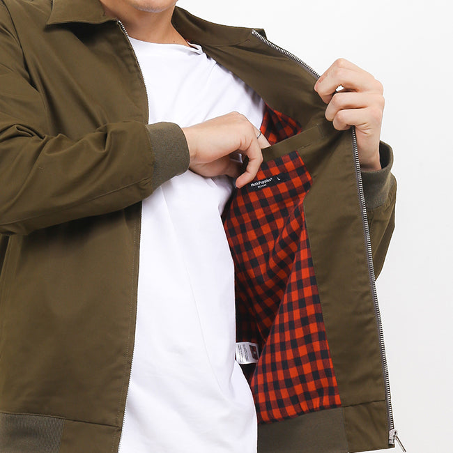 Hush Puppies Pakaian Pria Sweater 955 Brentwood In Olive