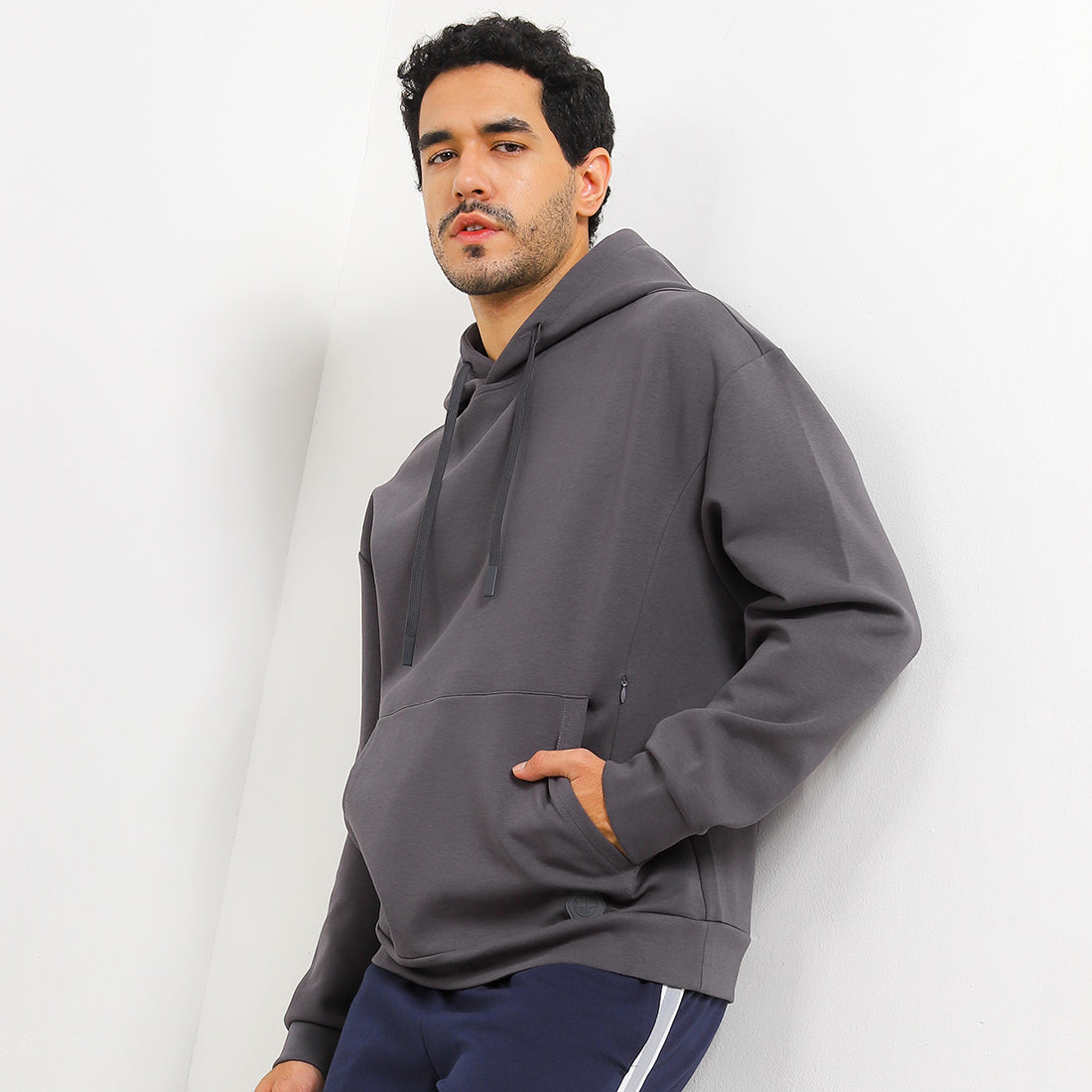 Hush Puppies Pakaian Pria Sweater Tr Lax Hd In Grey