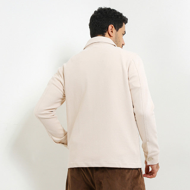 Hush Puppies Pakaian Pria Jacket Tr Adelard In Beige