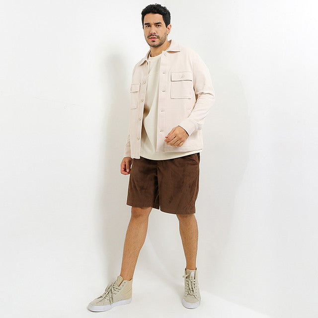 Hush Puppies Pakaian Pria Jacket Tr Adelard In Beige
