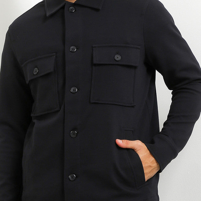 Hush Puppies Pakaian Pria Jacket Tr Adelard In Black