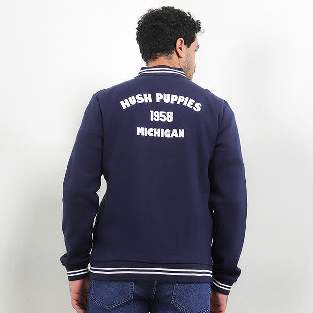Hush Puppies Pakaian Pria Jackets Dhruv In Navy