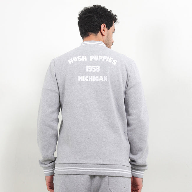 Hush Puppies Pakaian Pria Jackets Dhruv In Grey