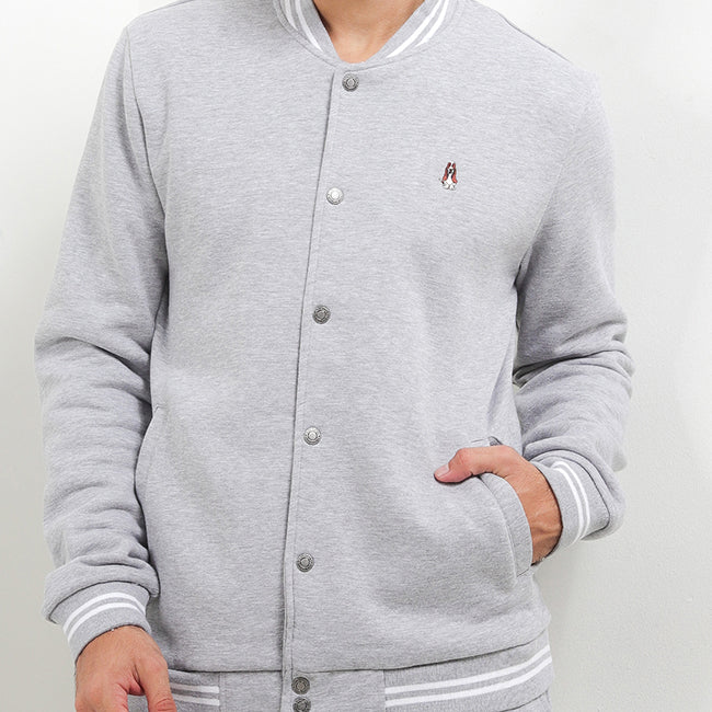 Hush Puppies Pakaian Pria Jackets Dhruv In Grey