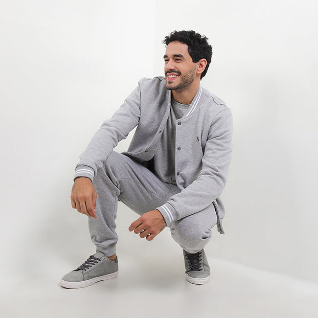 Hush Puppies Pakaian Pria Jackets Dhruv In Grey