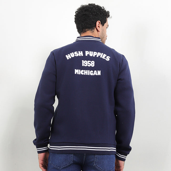 Hush Puppies Pakaian Pria Jackets Dhruv In Navy