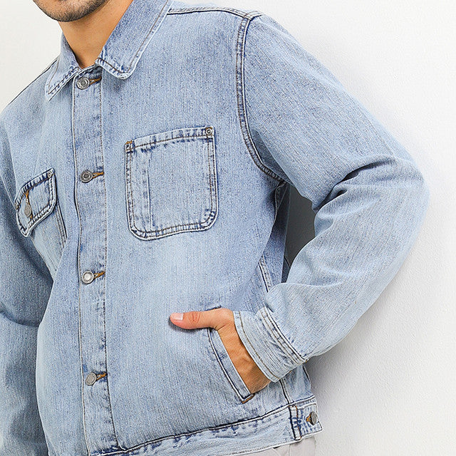 Hush Puppies Pakaian Pria Jacket Baldev In Blue