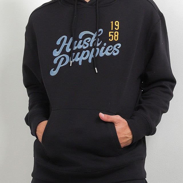 Hush Puppies Pakaian Pria Sweater Tripp Po In Black