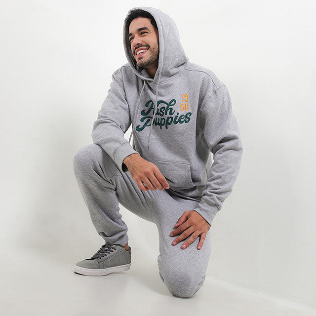 Hush Puppies Pakaian Pria Sweater Tripp Po In Grey