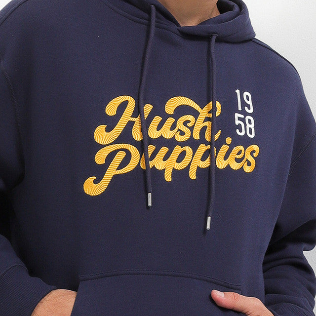 Hush Puppies Pakaian Pria Sweater Tripp Po In Navy