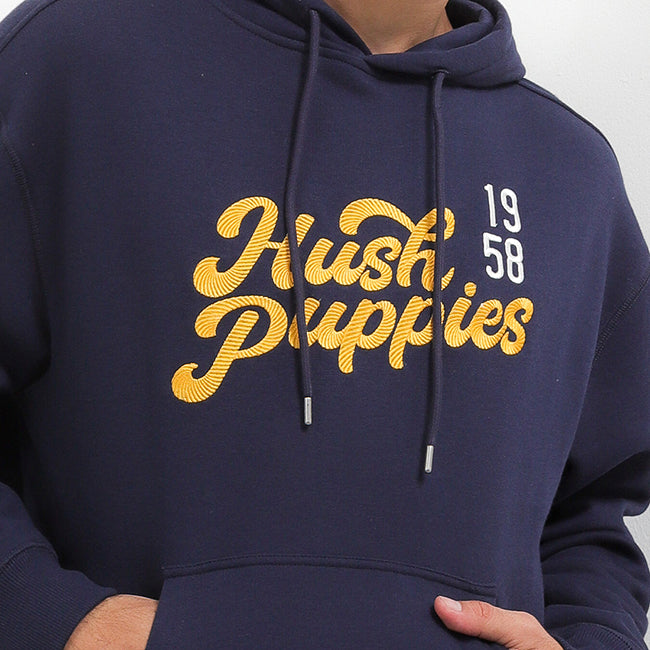 Hush Puppies Pakaian Pria Sweater Tripp Po In Navy