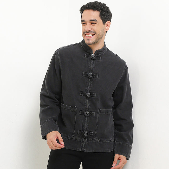 Hush Puppies Men Outerwear Cny Wang In Dark Grey