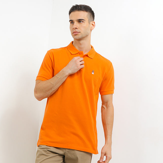 Hush Puppies Pakaian Pria Polo Bsc Tango 4 In Orange