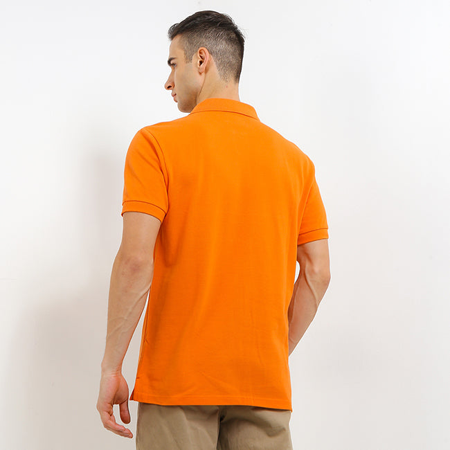 Hush Puppies Pakaian Pria Polo Bsc Tango 4 In Orange