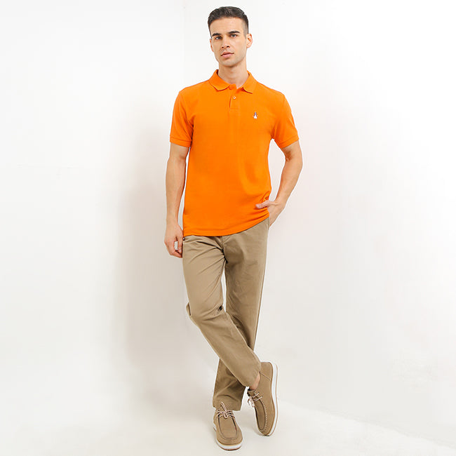 Hush Puppies Pakaian Pria Polo Bsc Tango 4 In Orange