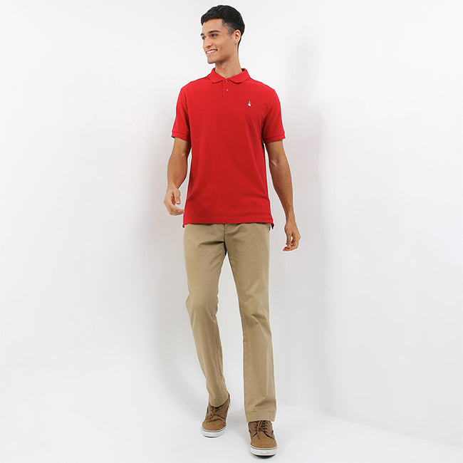 Hush Puppies Pakaian Pria Polo Tango 4 In Red