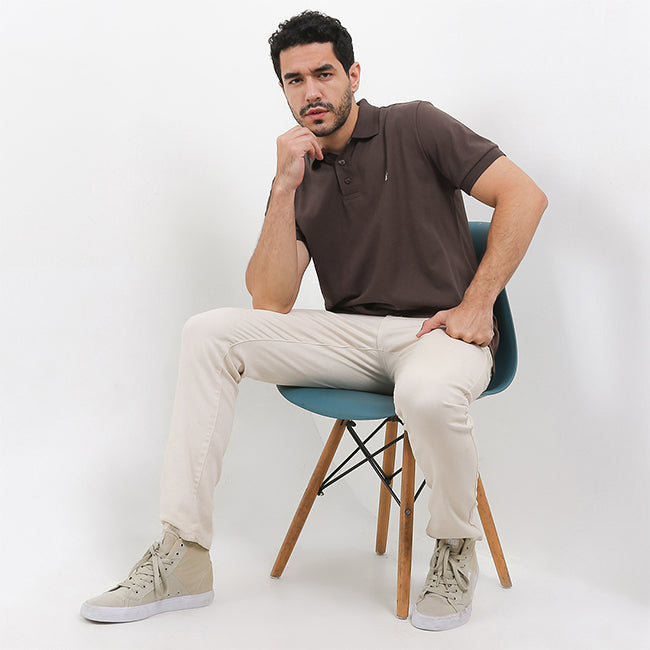 Hush Puppies Pakaian Pria Polo Farro 2 In Brown