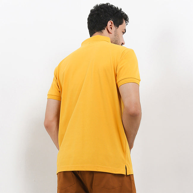 Hush Puppies Pakaian Pria Polo Farro 2 In Mustard