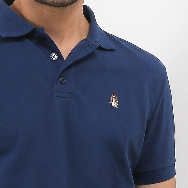 Hush Puppies Pakaian Pria Polo Farro 2 In Navy