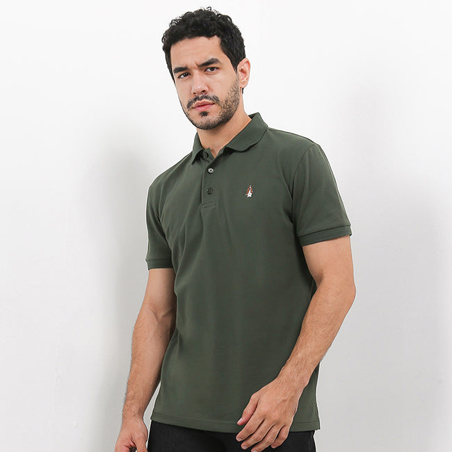 Hush Puppies Pakaian Pria Polo Farro 2 In Olive