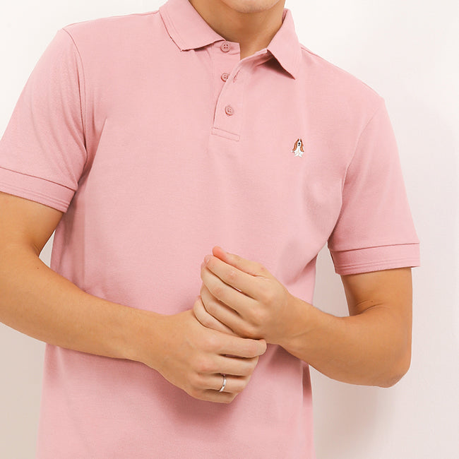 Hush Puppies Pakaian Pria Polo Bsc Farro 2 In Pink