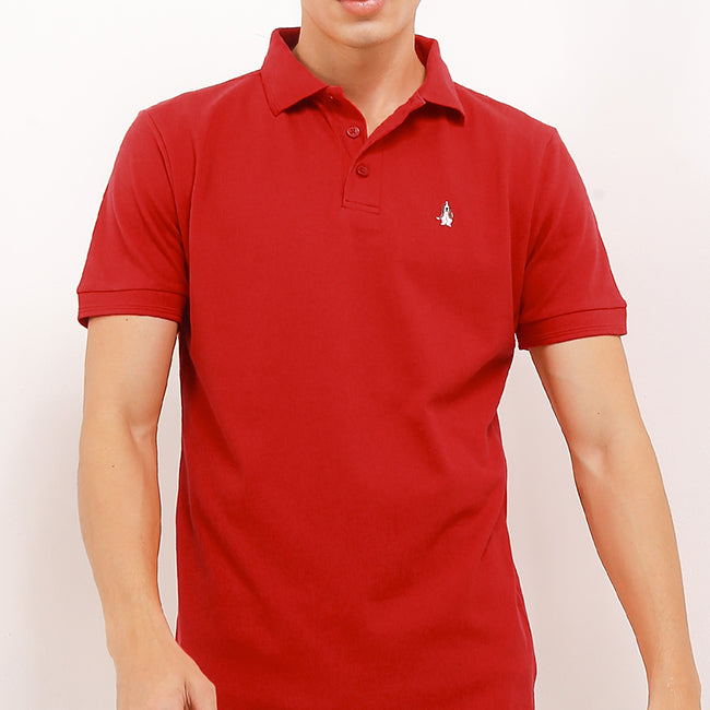 Hush Puppies Pakaian Pria Polo Bsc Farro 2 In Red