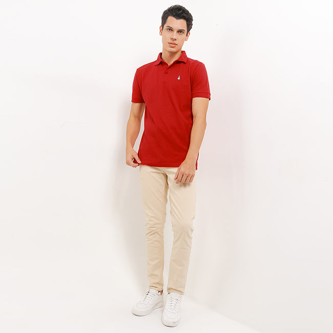 Hush Puppies Pakaian Pria Polo Bsc Farro 2 In Red