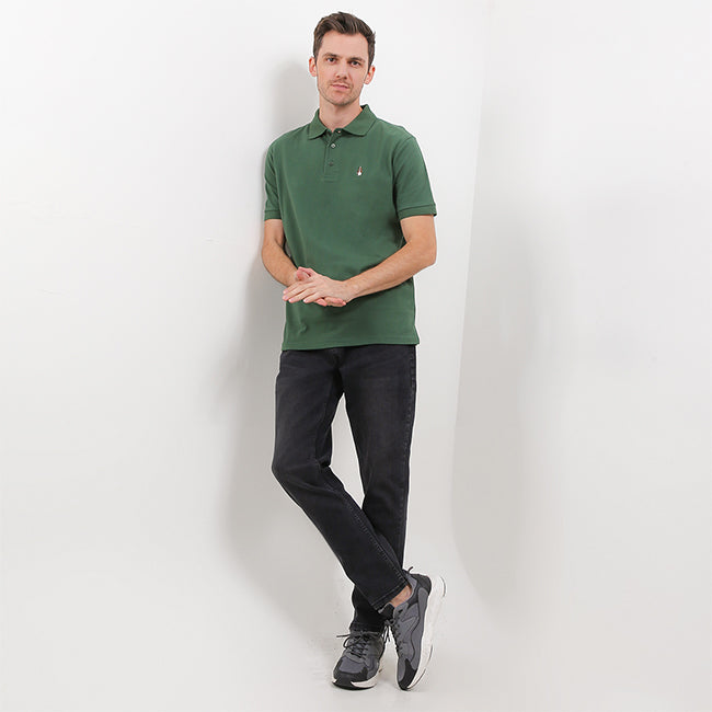 Hush Puppies Pakaian Pria Polo Bsc Tangelo In Green