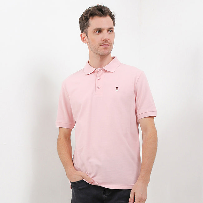 Hush Puppies Pakaian Pria Polo Bsc Tangelo In Pink