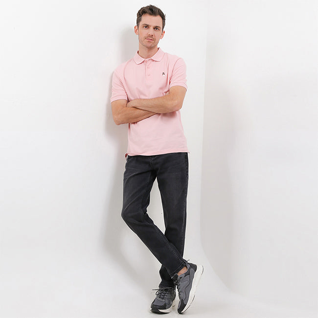 Hush Puppies Pakaian Pria Polo Bsc Tangelo In Pink