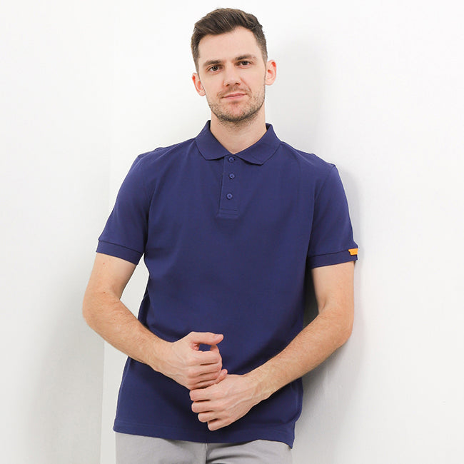 Hush Puppies Pakaian Pria Eleveted Class Polo In Navy