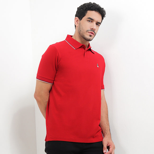 Hush Puppies Pakaian Pria Polo Cord 4 In Red