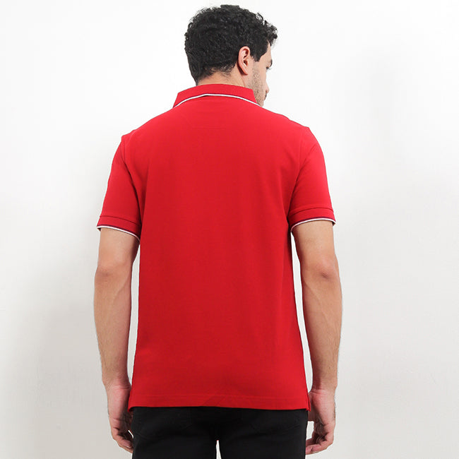 Hush Puppies Pakaian Pria Polo Cord 4 In Red