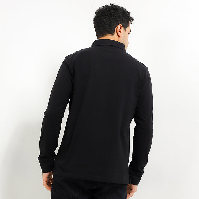 Hush Puppies Pakaian Pria Polo Bsc Omega In Black