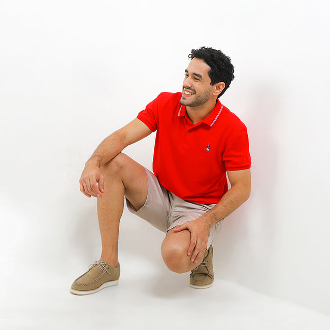 Hush Puppies Pakaian Pria Bsc Padi 2 In Red