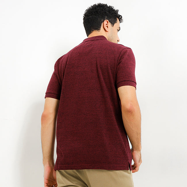 Hush Puppies Pakaian Pria Polo Bsc Volta 2 In Maroon