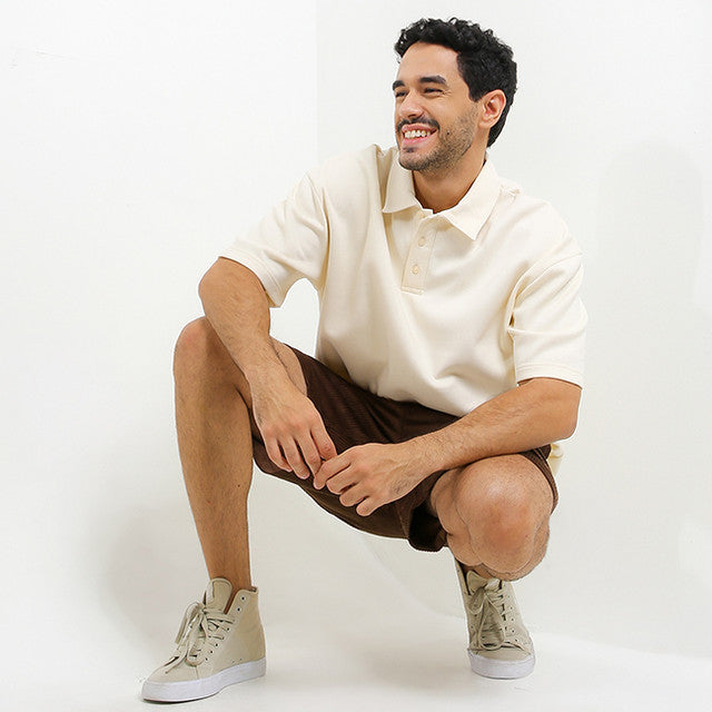 Hush Puppies Pakaian Pria Polo Tr Arriva Pl In Beige