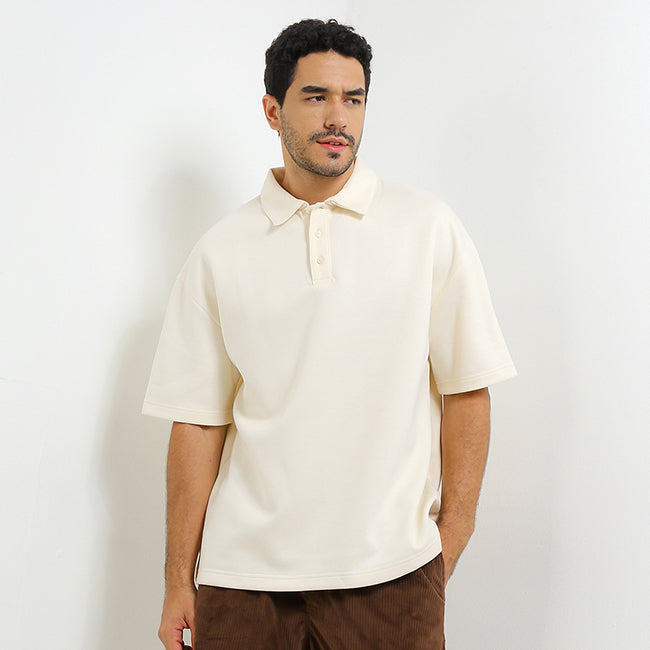 Hush Puppies Pakaian Pria Polo Tr Arriva Pl In Beige