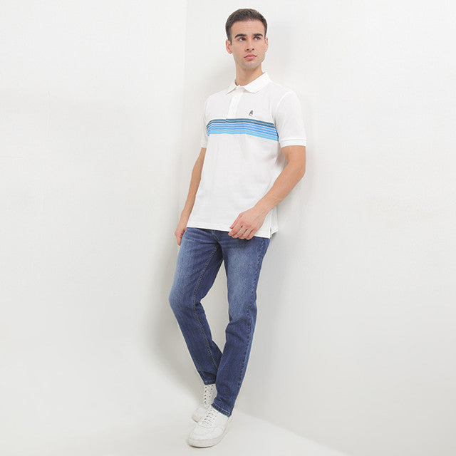 Hush Puppies Pakaian Pria Polo Timeo In White