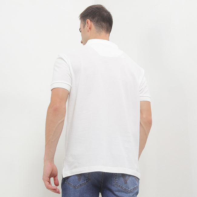 Hush Puppies Pakaian Pria Polo Timeo In White