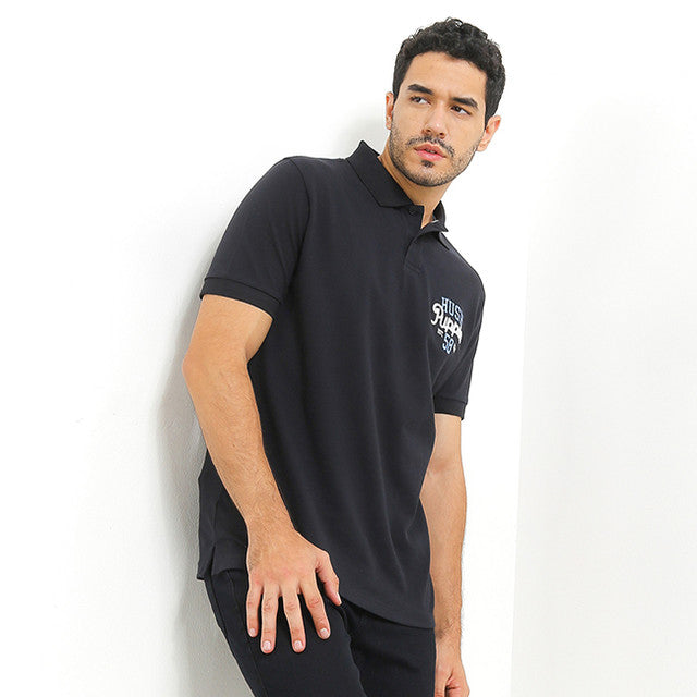 Hush Puppies Pakaian Pria Polo Picard In Black